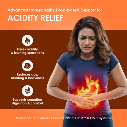 Digestive Comfort & Piles Care Combo | Advanced Homeopathy 2.0 Drops for Acidity, Stomach Balance,Pain, Bleeding & Itching Support | 2 × 30ml