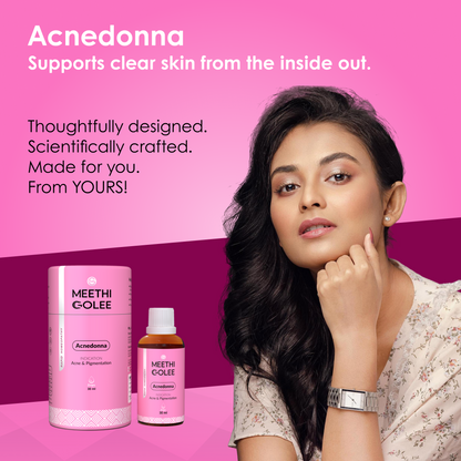 Acnedonna Advanced Homeopathy 2.0 for Acne, Pimples & Skin Clarity Support | Oral Drops | 30ml
