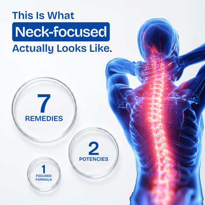 Neck Comfort, Stiffness & Mobility Support | Advanced Homeopathy 2.0 Drops | 30ml