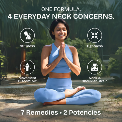Neck Comfort, Stiffness & Mobility Support | Advanced Homeopathy 2.0 Drops | 30ml