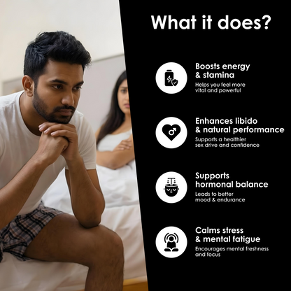 Couple Wellness Combo – HE Charge for Men & She Desire for Women | Energy, Stamina & Vitality Support Drops - 30ml Each