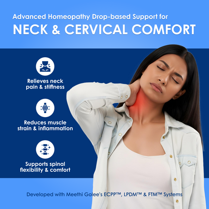 Head & Neck Comfort Combo | Pressure, Sensory Calm, Stiffness & Mobility Support | Advanced Homeopathy 2.0 Drops | 2 × 30ml