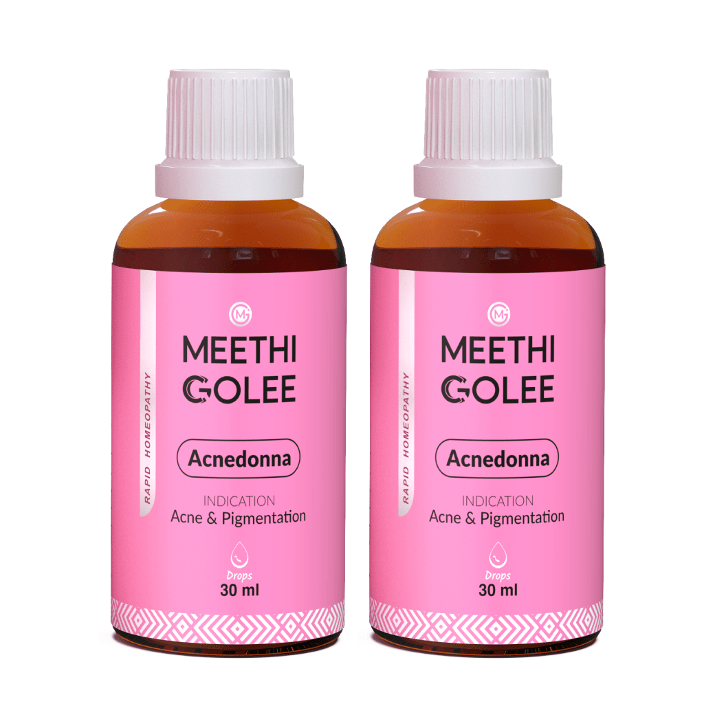 Acnedonna Advanced Homeopathy 2.0 for Acne, Pimples & Skin Clarity Support | Oral Drops | 30ml - Meethi Golee
