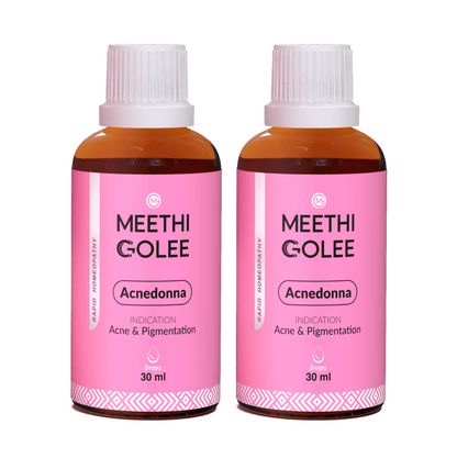 Acnedonna Advanced Homeopathy 2.0 for Acne, Pimples & Skin Clarity Support | Oral Drops | 30ml - Meethi Golee
