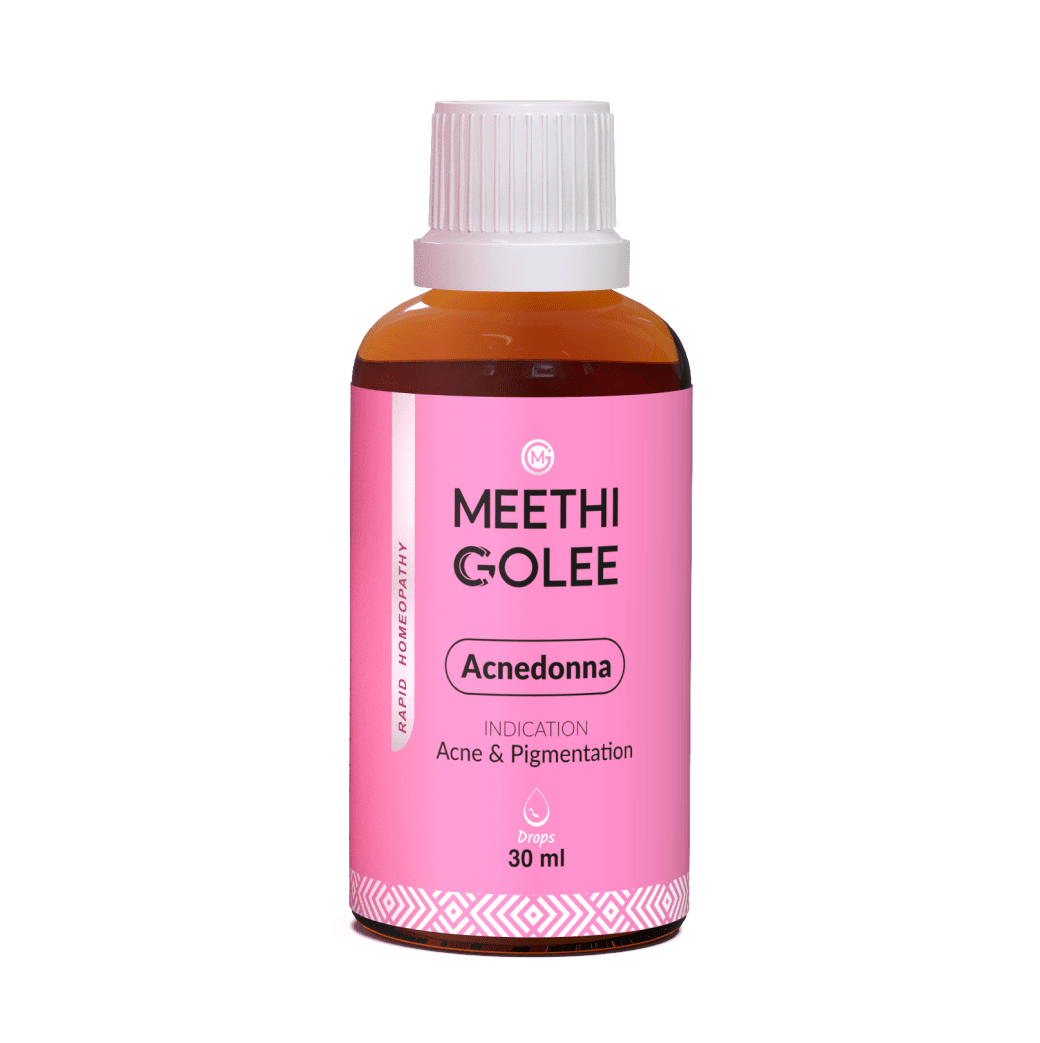 Acnedonna Advanced Homeopathy 2.0 for Acne, Pimples & Skin Clarity Support | Oral Drops | 30ml - Meethi Golee