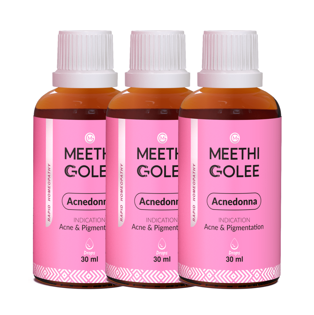 Acnedonna Homeopathic Drops for Acne & Pimples – 30ml - Meethi Golee
