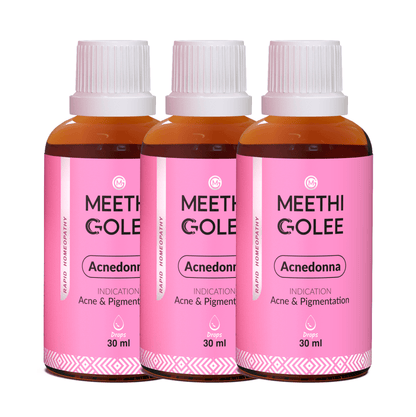 Acnedonna Homeopathic Drops for Acne & Pimples – 30ml - Meethi Golee