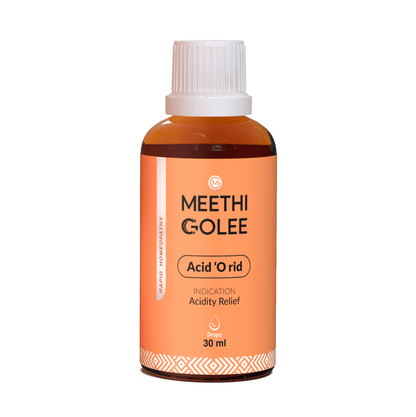 Advanced HOMEOPATHY 2.0 for Acidity and Heartburn Support | Oral Drops | 30 ml - Meethi Golee