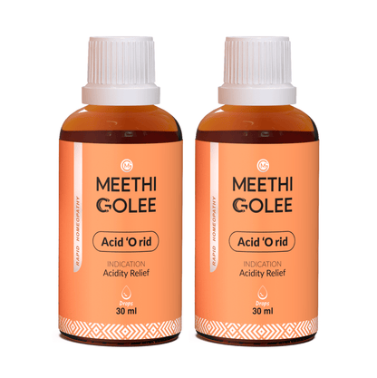 Advanced HOMEOPATHY 2.0 for Acidity and Heartburn Support | Oral Drops | 30 ml - Meethi Golee
