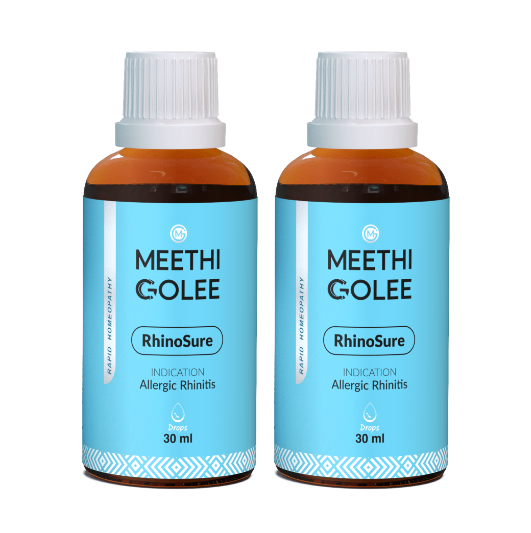 Advanced HOMEOPATHY 2.0 for Allergic Rhinitis Support | Oral Drops | 30 ml - Meethi Golee