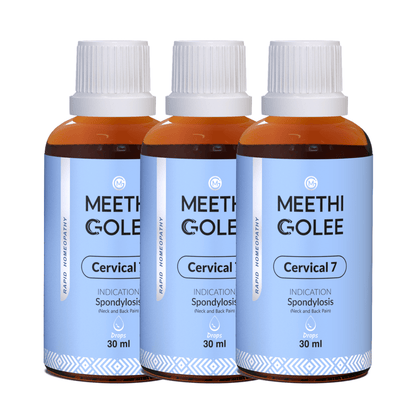 Advanced HOMEOPATHY 2.0 for Cervical Spondylosis, Neck & Back Pain | Oral Drops | 30 ml - Meethi Golee