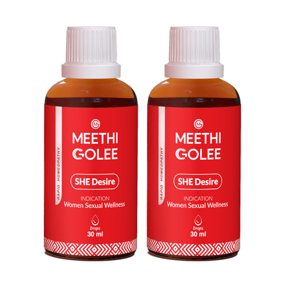 Advanced HOMEOPATHY 2.0 for Female Desire and Intimacy Support | Oral Drops | 30 ml - Meethi Golee