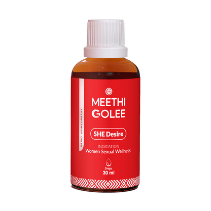 Advanced HOMEOPATHY 2.0 for Female Desire and Intimacy Support | Oral Drops | 30 ml - Meethi Golee