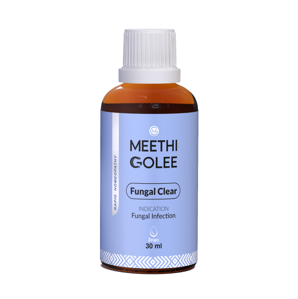 Advanced HOMEOPATHY 2.0 for Fungal Infection Support | Oral Drops | 30 ml - Meethi Golee