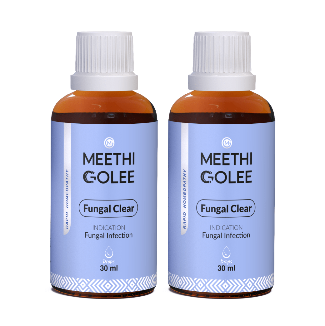 Advanced HOMEOPATHY 2.0 for Fungal Infection Support | Oral Drops | 30 ml - Meethi Golee