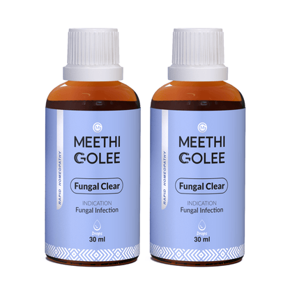 Advanced HOMEOPATHY 2.0 for Fungal Infection Support | Oral Drops | 30 ml - Meethi Golee
