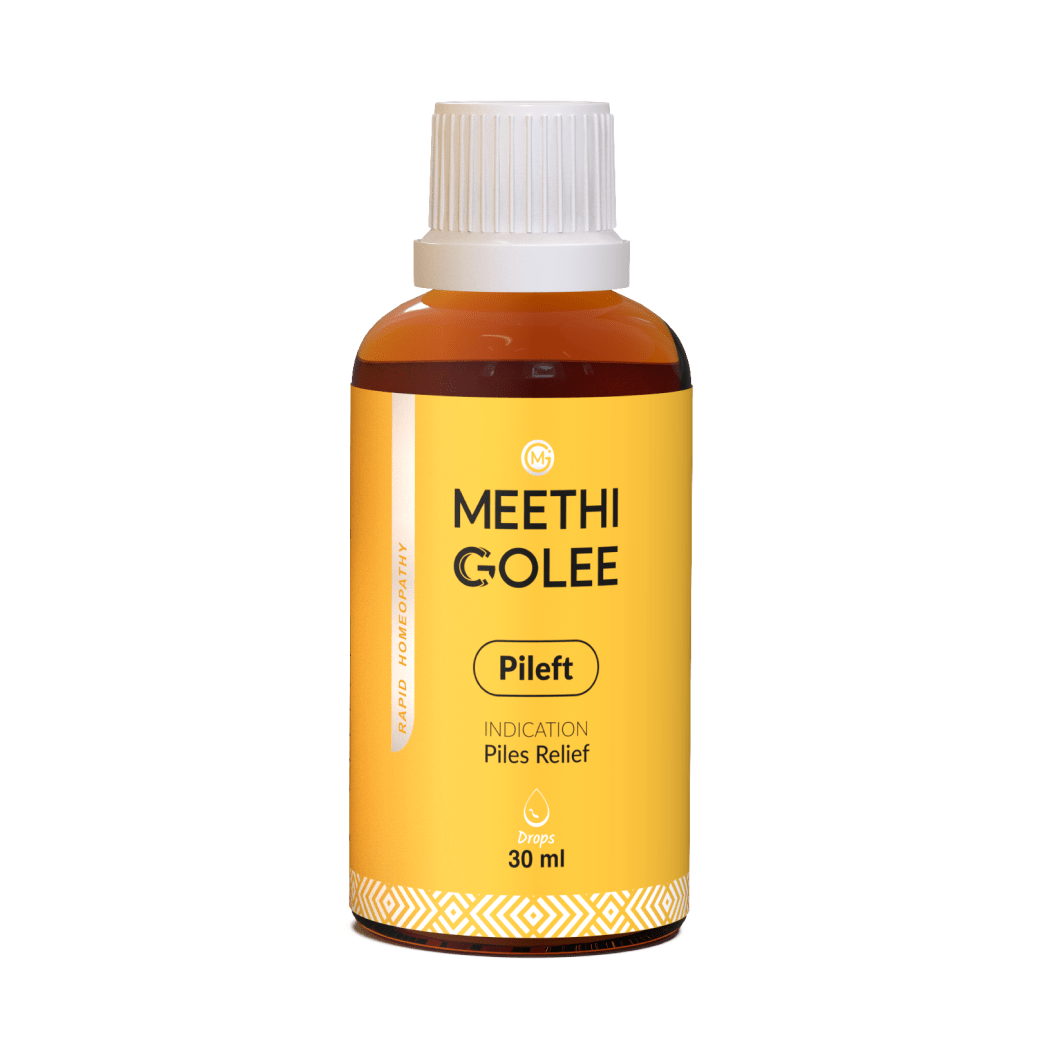 Advanced HOMEOPATHY 2.0 for Piles & Fissures Relief | Oral Drops | 30ml - Meethi Golee